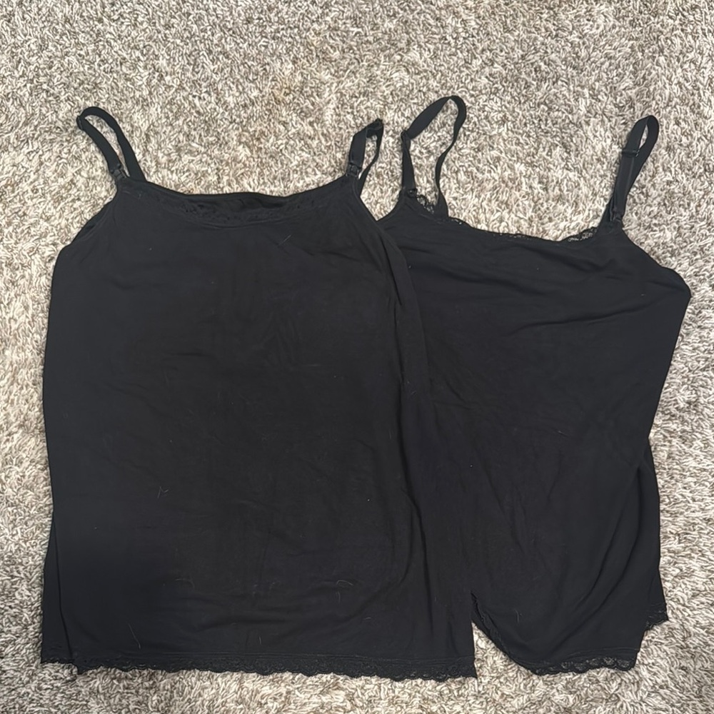 Medela Black Fitted Camisole Top
